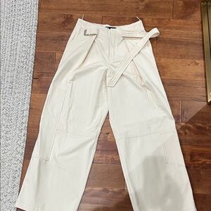 Zara Cream Wide Leg Women's Pants